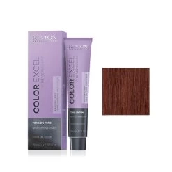 Color Excel Sans Ammoniaque By Revlonissimo N°5.40 Châtain Clair Cuivré Intense